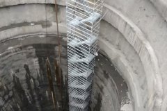METRO ŞAFTI ŞANTİYE İNİŞ - ÇIKIŞ MERDİVENİ ÖRÜMCEK İSKELESİ